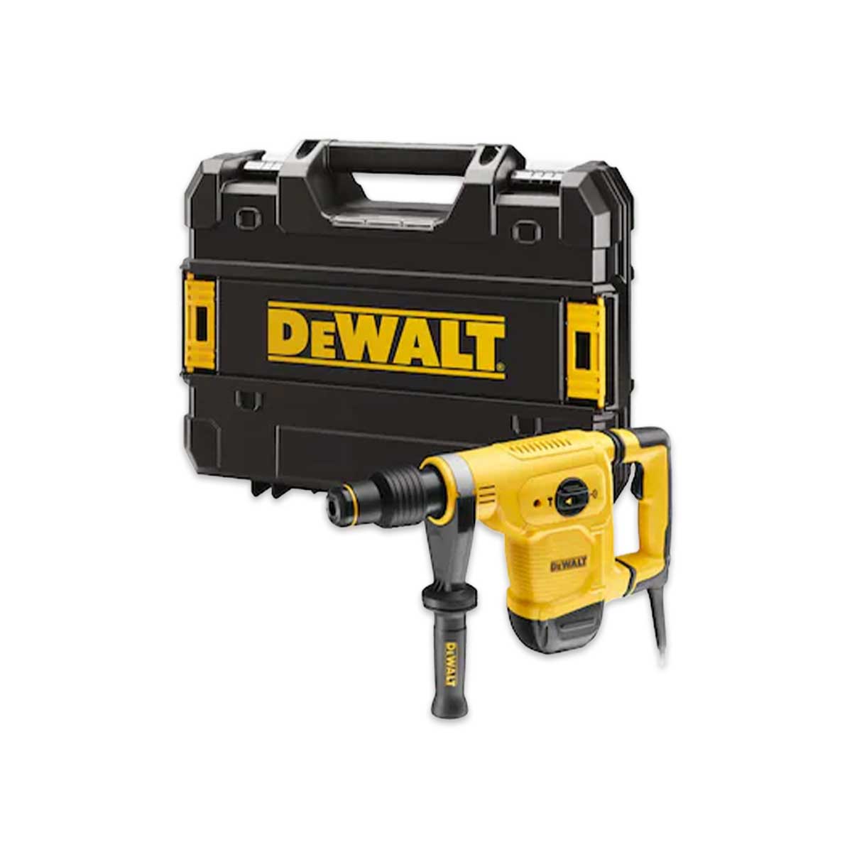 Martillo Demoledor DEWALT D25810K-QS con maletín y empuñadura