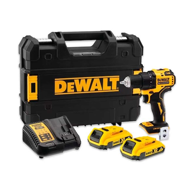 Taladro Atornillador DEWALT XR 18V Li-Ion 2Ah DCD708D2T-QW