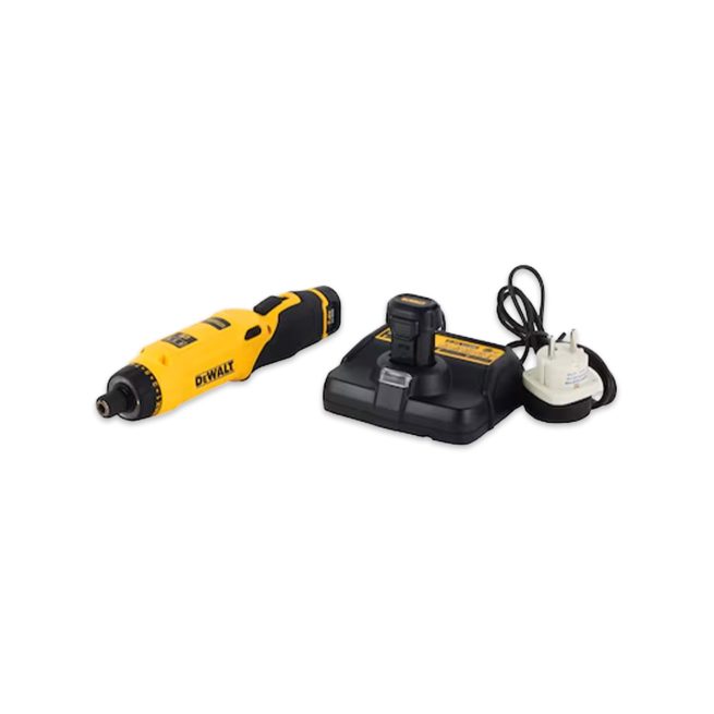 Atornillador Giroscópico DEWALT DCF680G2-QW 7,2V Li-Ion 1,0Ah con 2 baterñias y cargador