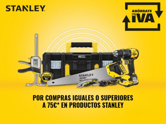 PROMOCIÓN STANLEY: ¡Olvídate del IVA!