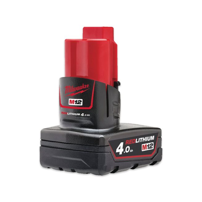 Batería M12™ 4.0Ah MILWAUKEE M12B4 con voltaje 12V