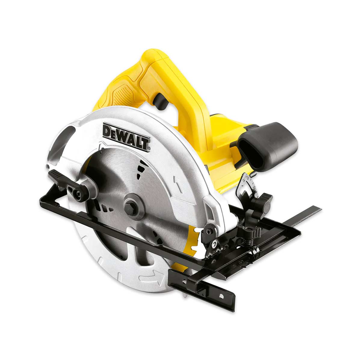 Sierra Circular DEWALT DWE550-QS 1.200W con sistema de conexión Airlock