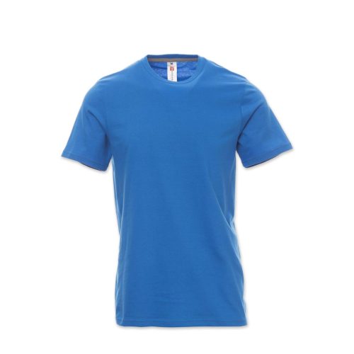 Camiseta de algodón PAYPER SUNSET en color azul real