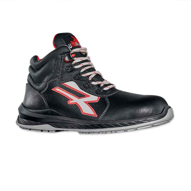 Botas de seguridad U POWER BOSTON RS S3 CI SRC ESD en color negro.